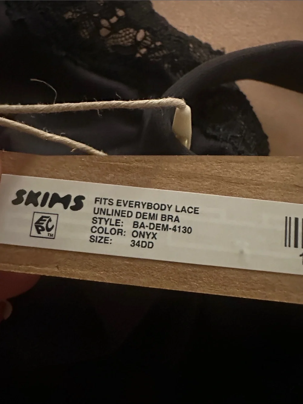 Skims Fits Everybody Lace Unlined Demi Bra
